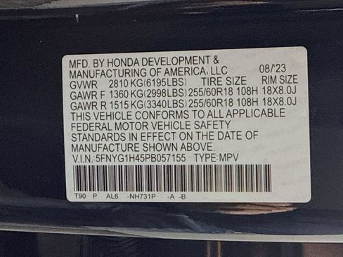 Certified 2023 Honda Pilot EX-L image 42