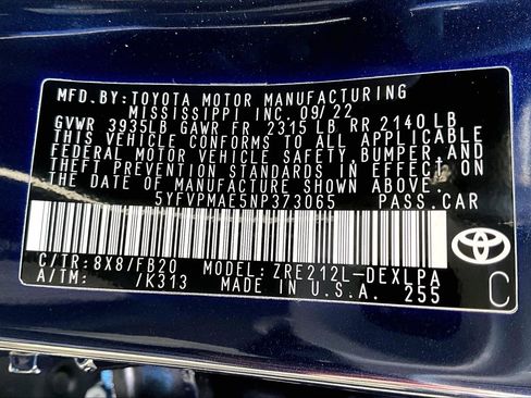 Used 2022 Toyota Corolla LE w/ LE Convenience Package image 29