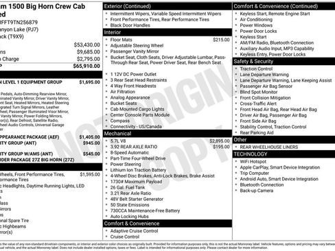New 2026 RAM 1500 Big Horn AWD/4WD image 6