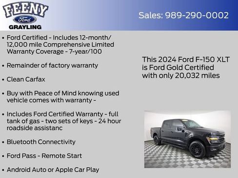 Used 2024 Ford F150 XLT w/ Equipment Group 302A MID AWD/4WD image 5