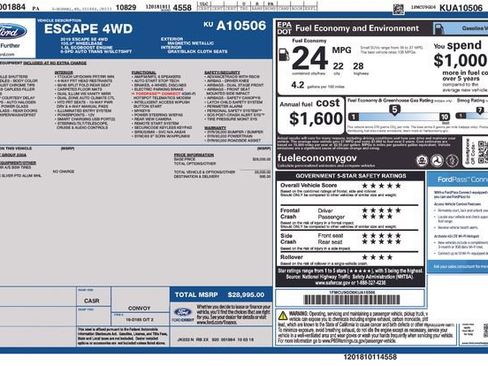 Used 2019 Ford Escape SE image 5