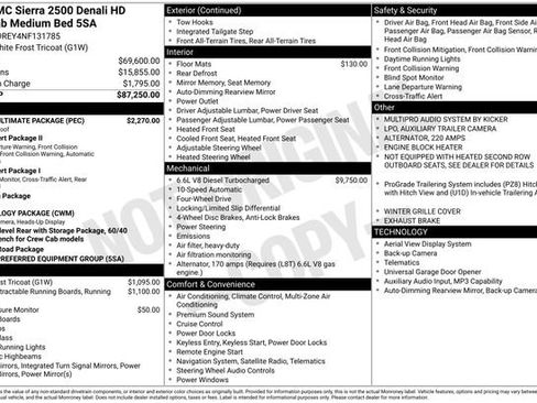 Used 2022 GMC Sierra 2500 Denali w/ Denali Ultimate Package AWD/4WD image 4