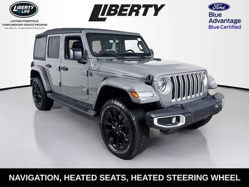 Used 2021 Jeep Wrangler Unlimited Sahara w/ Cold Weather Group AWD/4WD image 1