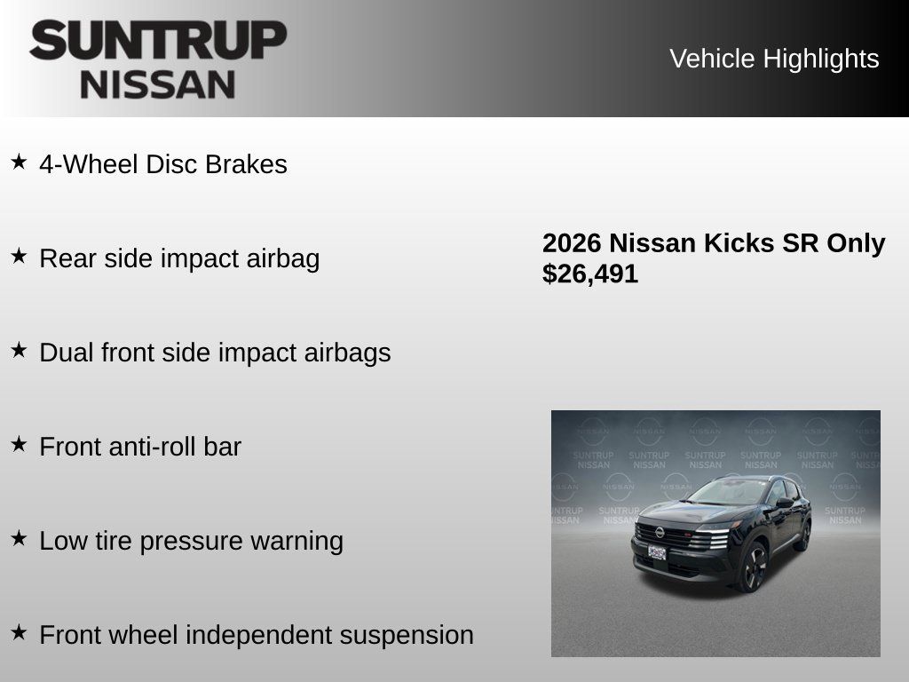 Used 2026 Nissan Kicks SR FWD image 16