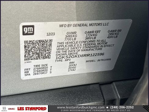 Used 2024 GMC Yukon XL SLT w/ SLT Premium Package image 21