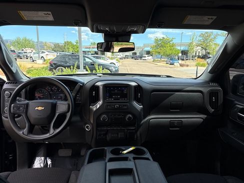 Used 2024 Chevrolet Silverado 1500 Custom w/ Turbomax Blackout Package AWD/4WD image 12