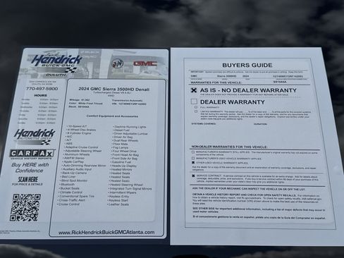 Used 2024 GMC Sierra 3500 Denali w/ Technology Package image 36