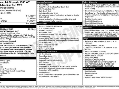 Used 2024 Chevrolet Silverado 1500 W/T w/ WT Value Package image 24