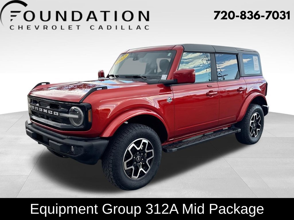 Used 2022 Ford Bronco Outer Banks AWD/4WD image 1