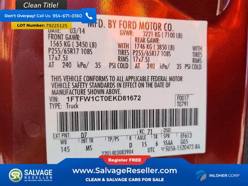 Used 2014 Ford F150 XLT w/ Equipment Group 301A Mid image 16