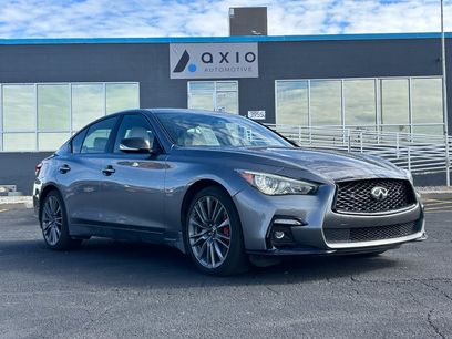 Used 2023 INFINITI Q50 Red Sport 400 w/ Carbon Fiber Package