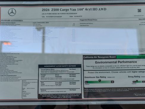 New 2026 Mercedes-Benz Sprinter 144 Cargo image 35