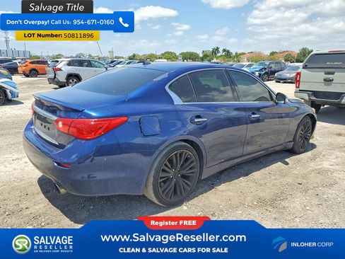 Used 2017 INFINITI Q50 Red Sport 400 RWD image 4