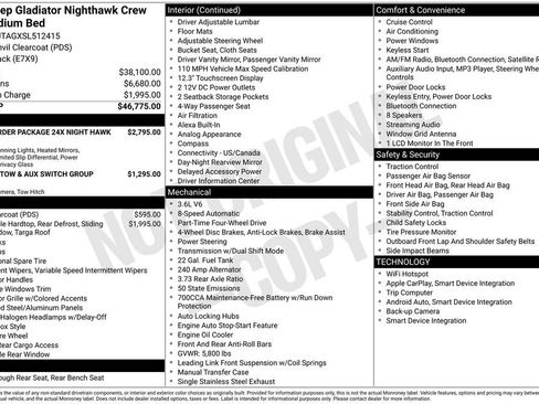 Used 2025 Jeep Gladiator Sport image 23