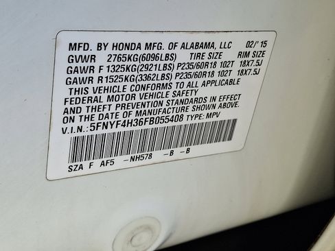 Used 2015 Honda Pilot SE image 29