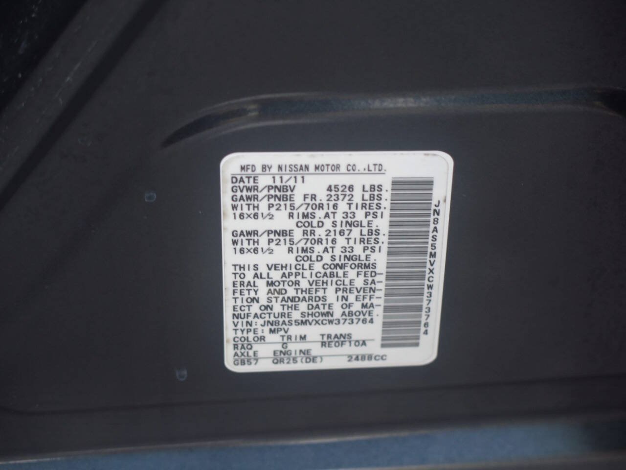 Used 2012 Nissan Rogue S AWD/4WD image 20