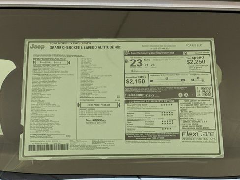 New 2026 Jeep Grand Cherokee L 2WD image 21