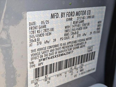 New 2025 Ford Mustang Mach-E GT w/ Interior Protection Package image 16