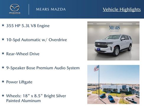 Used 2021 Chevrolet Tahoe LT image 2