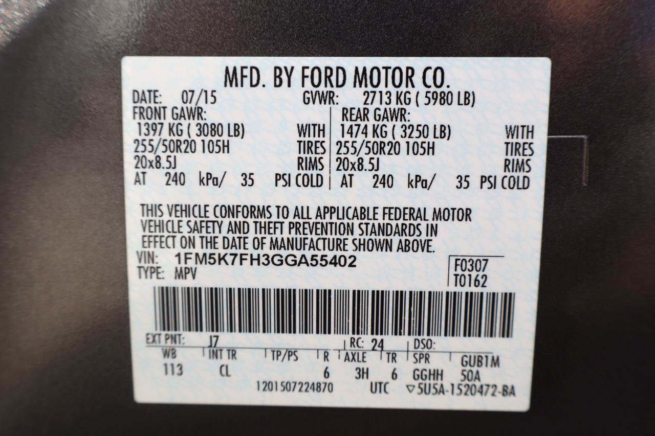 Used 2016 Ford Explorer Limited w/ Equipment Group 301A FWD image 30