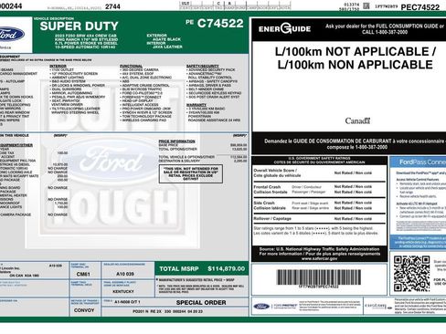 Used 2023 Ford F250 King Ranch w/ FX4 Off-Road Package AWD/4WD image 2