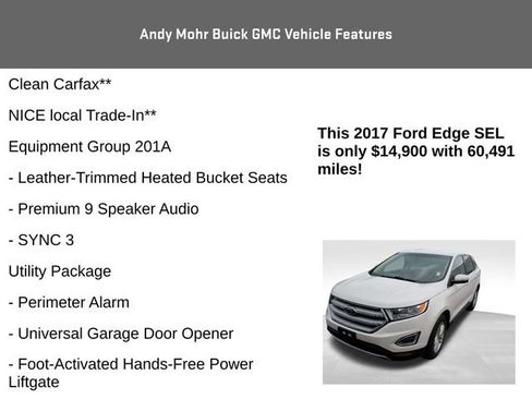 Used 2017 Ford Edge SEL w/ Equipment Group 201A AWD/4WD image 4