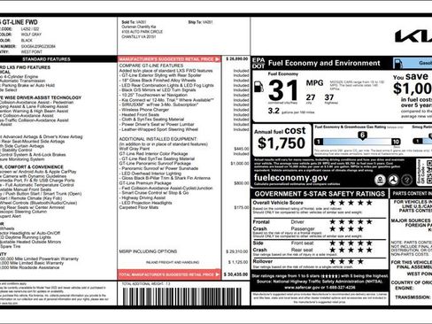 Used 2024 Kia K5 GT-Line FWD image 3