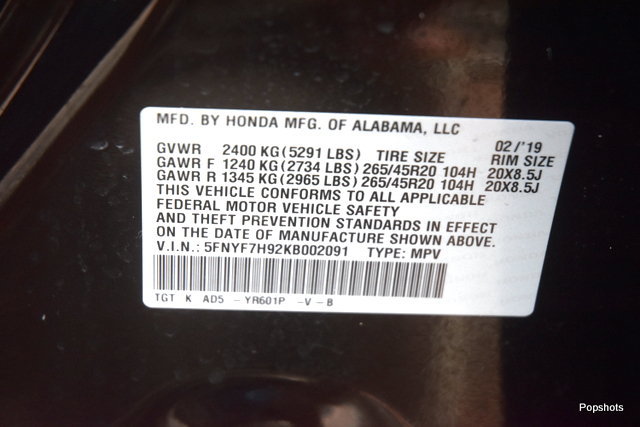 Used 2019 Honda Passport Touring image 23