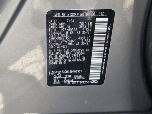 Used 2025 INFINITI QX80 Sensory AWD/4WD image 34