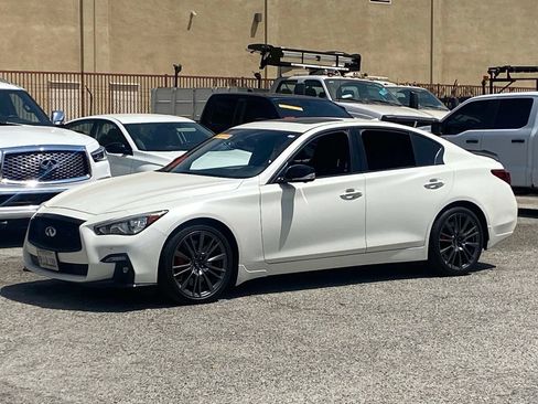 Certified 2023 INFINITI Q50 Red Sport 400 RWD image 2