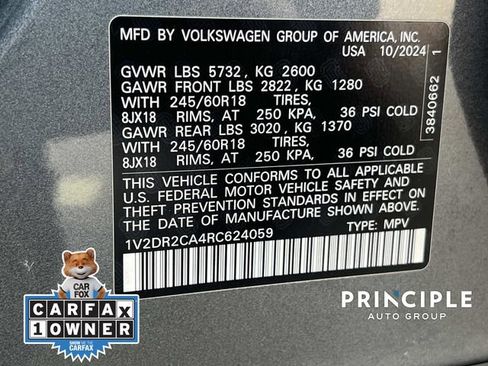 Used 2024 Volkswagen Atlas SE image 36