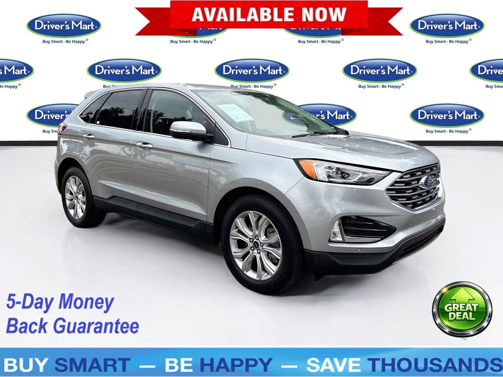 Used 2021 Ford Edge Titanium w/ Cargo Accessory Package FWD image 1