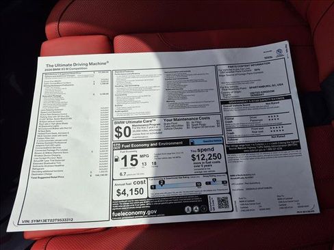 New 2026 BMW X5 M Competition w/ Executive Package AWD/4WD image 17