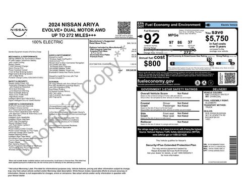 Used 2024 Nissan Ariya EVOLVE+ e-4ORCE image 33