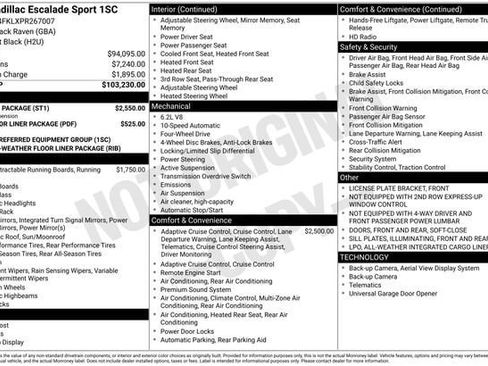 Certified 2023 Cadillac Escalade Sport w/ Touring Package image 33