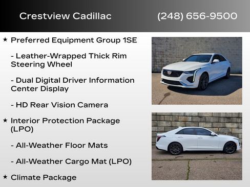 Used 2024 Cadillac CT4 Sport w/ Climate Package image 12