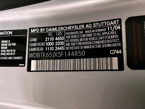 Used 2005 Mercedes-Benz CLK 320 Cabriolet image 33