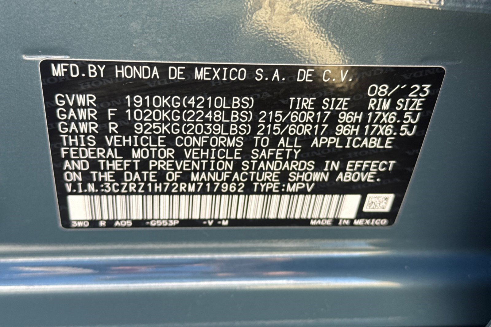 Certified 2024 Honda HR-V EX-L image 28