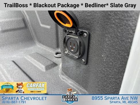 Certified 2024 Chevrolet Silverado 1500 Custom Trail Boss w/ Turbomax Blackout Package AWD/4WD image 30