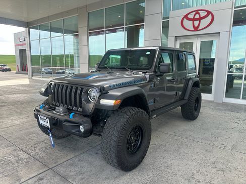 Used 2021 Jeep Wrangler Unlimited Rubicon 4xe w/ Steel Bumper Group image 3