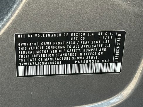 Used 2016 Volkswagen Jetta S image 34