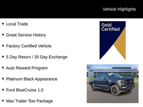 Used 2023 Ford F150 Platinum w/ Equipment Group 701A High AWD/4WD image 4
