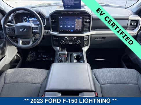 Certified 2023 Ford F150 Lightning XLT w/ Equipment Group 312A High image 16