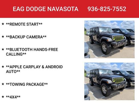 Used 2021 Jeep Wrangler Unlimited Sport AWD/4WD image 4