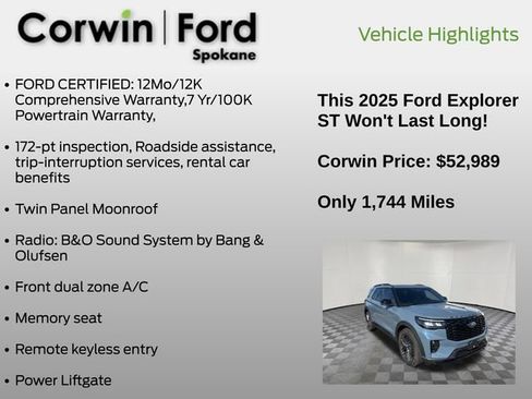 Used 2025 Ford Explorer ST image 7