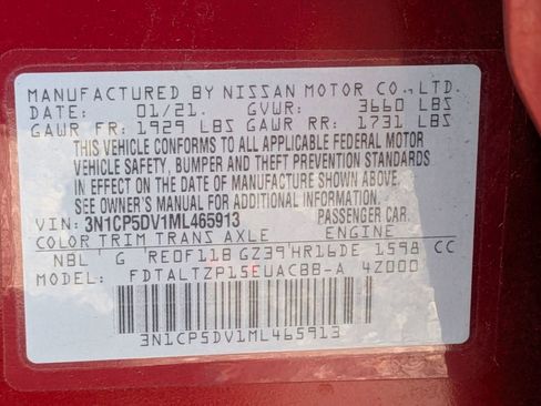 Certified 2021 Nissan Kicks SR w/ SR Premium Package FWD image 30