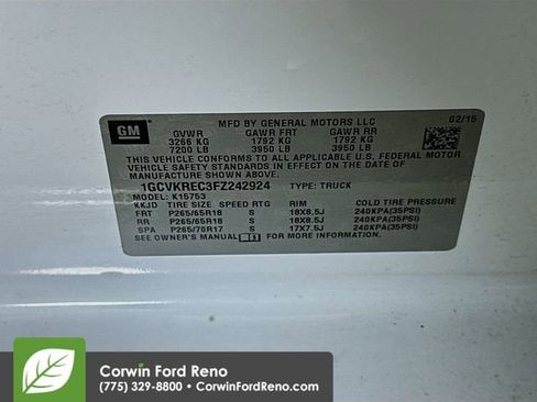 Used 2015 Chevrolet Silverado 1500 LT w/ All Star Edition image 30