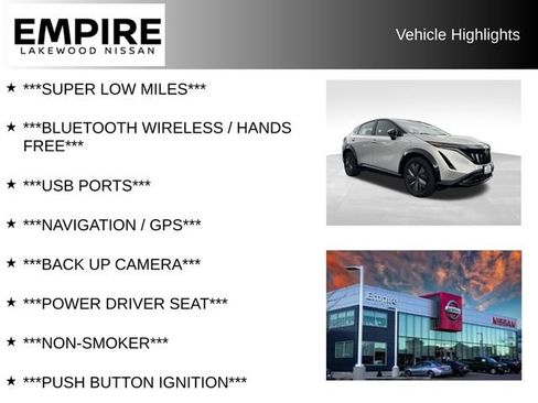 Used 2024 Nissan Ariya AWD image 2