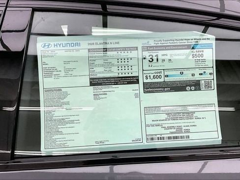 New 2026 Hyundai Elantra N Line FWD image 20