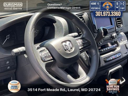 Used 2024 RAM ProMaster 2500 w/ Convenience Group FWD image 9